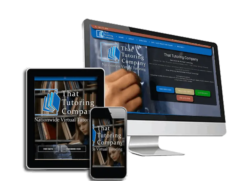 Alabama education and tutoring website redesign